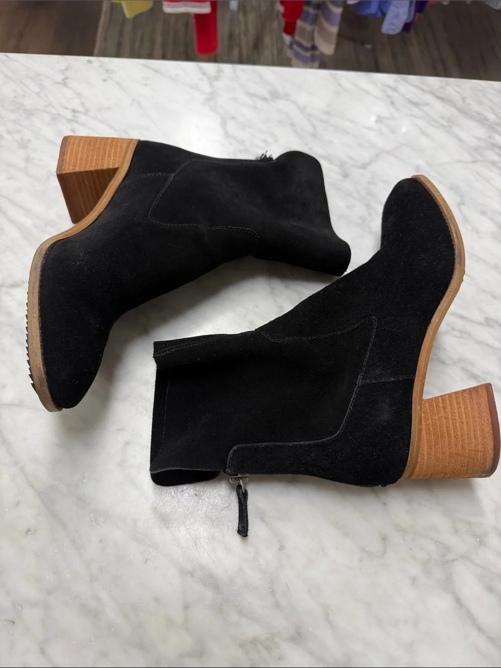 Kelsi Dagger Brooklyn Island Bootie in Black Suede Size 8.5